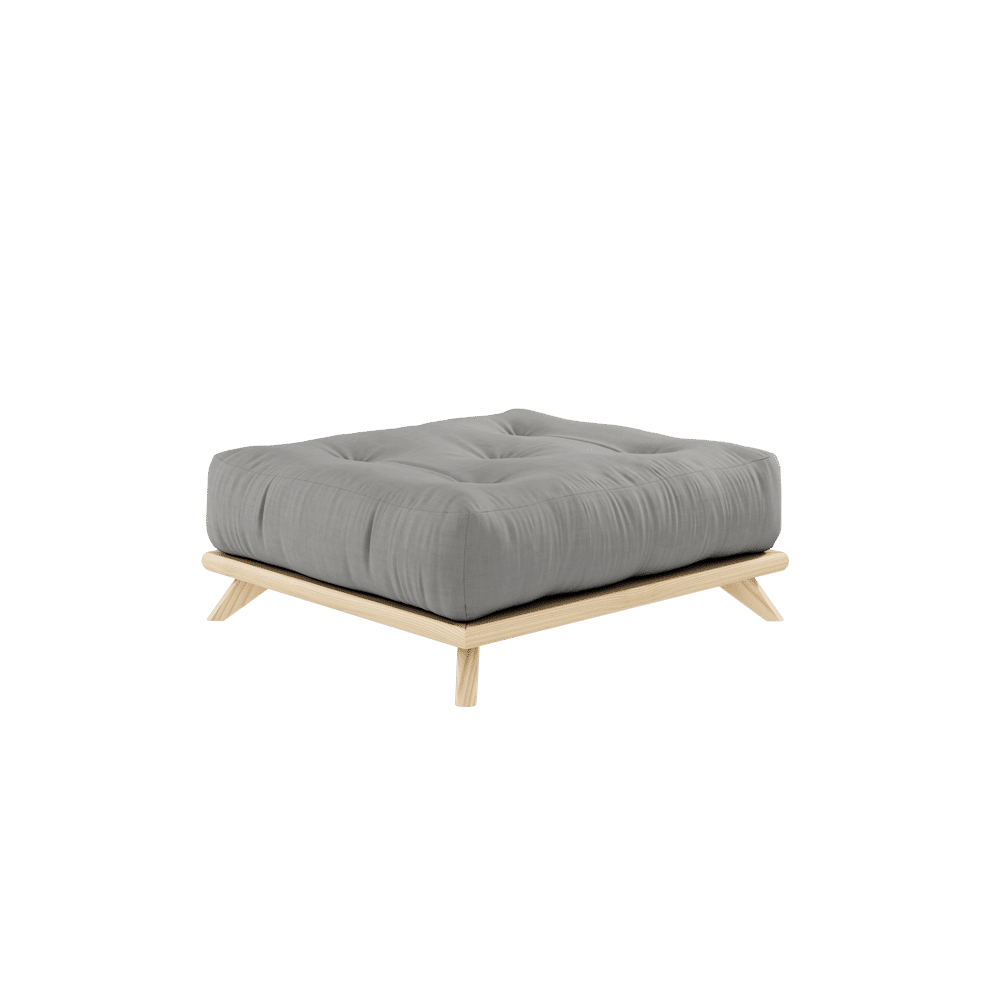 Karup Design SANS TABOURET CLAIR LAQUÉ W. MATELAS SANS TABOURET GRIS