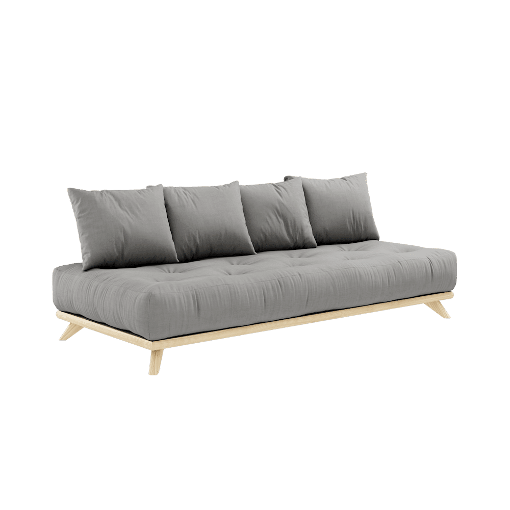 Karup Design SENZA DAYBED LACADO CLARO W. SENZA DAYBED COLCHÓN GRIS