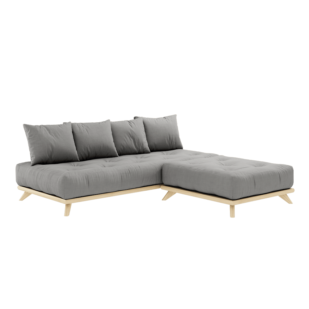 Karup Design SENZA DAYBED LACADO CLARO W. SENZA DAYBED COLCHÓN GRIS