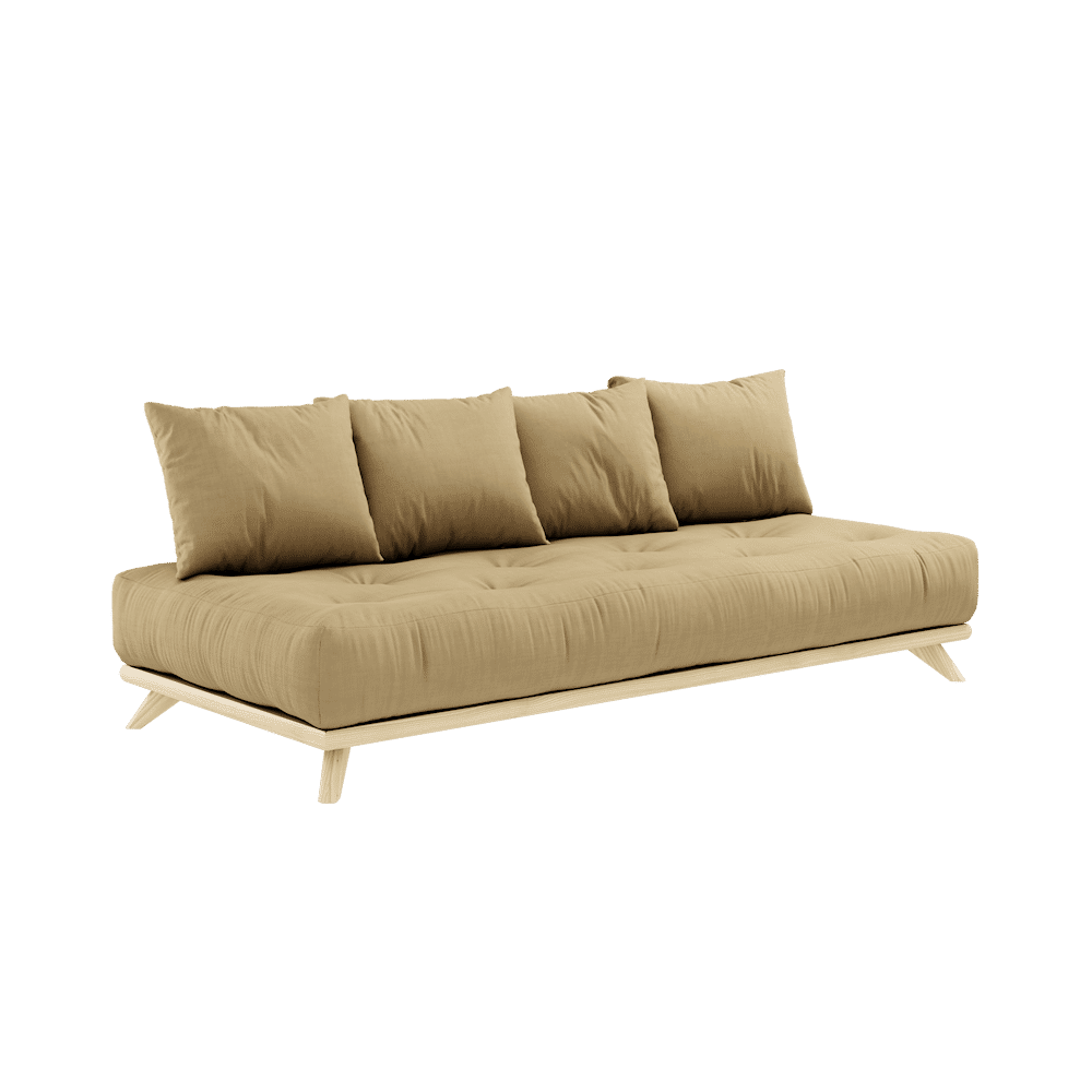 Karup Design SIN DAYBED CLARO LACADO W. SIN SET COLCHÓN DAYBED TRIGO BEIGE