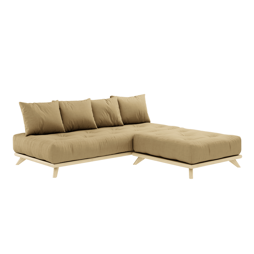 Karup Design SIN DAYBED CLARO LACADO W. SIN SET COLCHÓN DAYBED TRIGO BEIGE