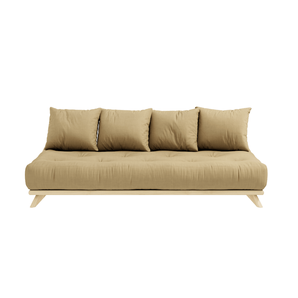 Karup Design SANS DAYBED CLAIR LAQUÉ W. SANS JEU DE MATELAS BEAT BLÉ BEIGE