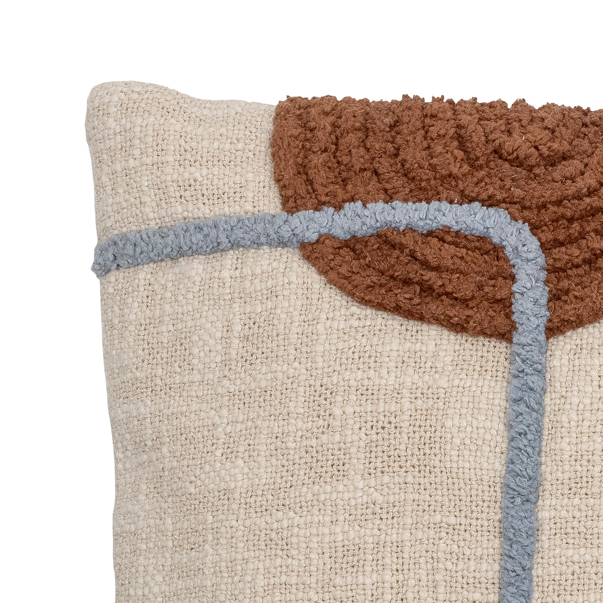 Bloomingville Emmaly Coussin, Naturel, Coton