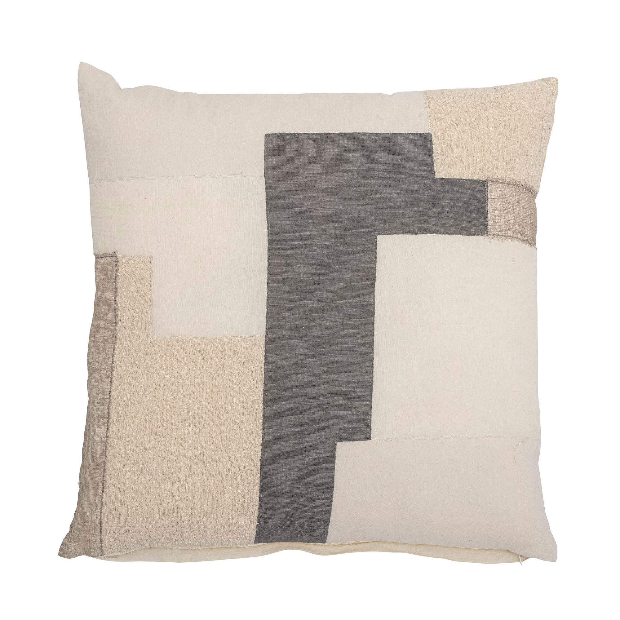 Bloomingville Coussin Maje, Gris, Coton