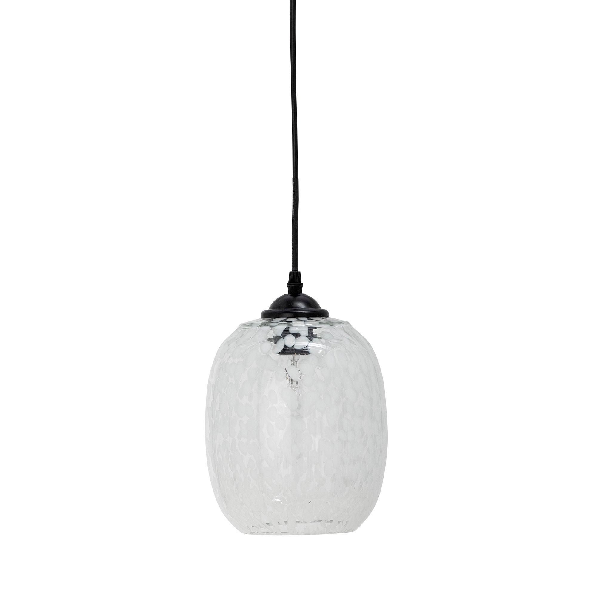 Bloomingville Gisele Hanglamp, Wit, Glas