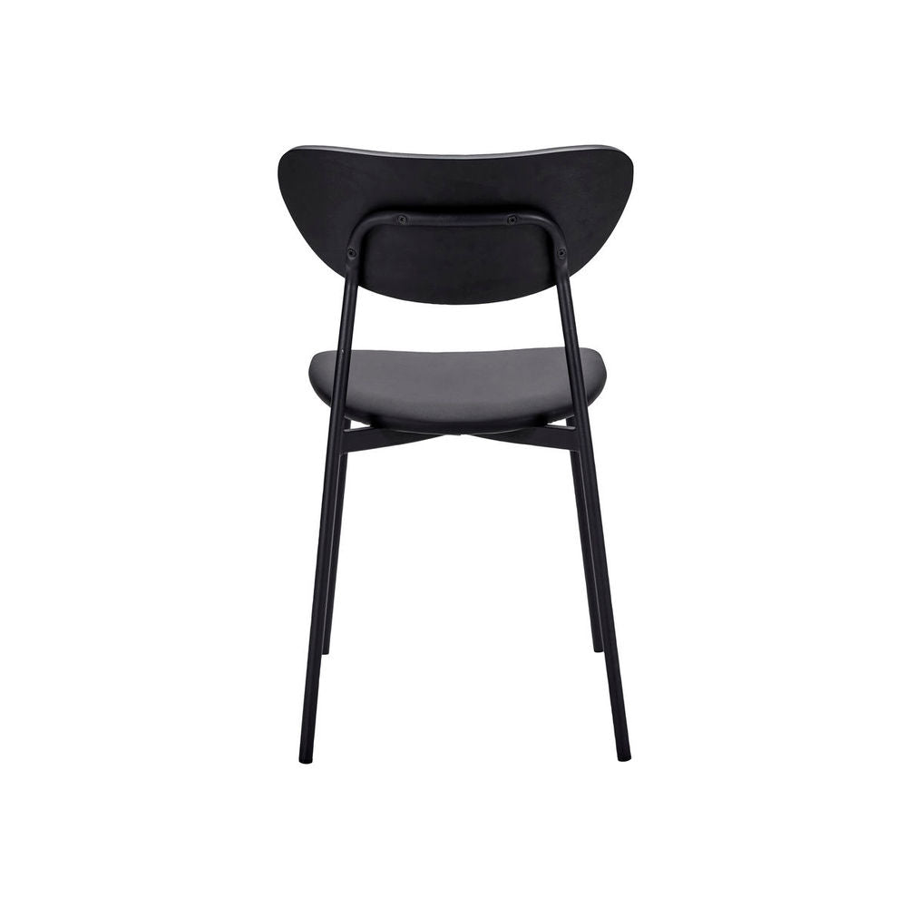 Silla House Doctor, mostaza, negra