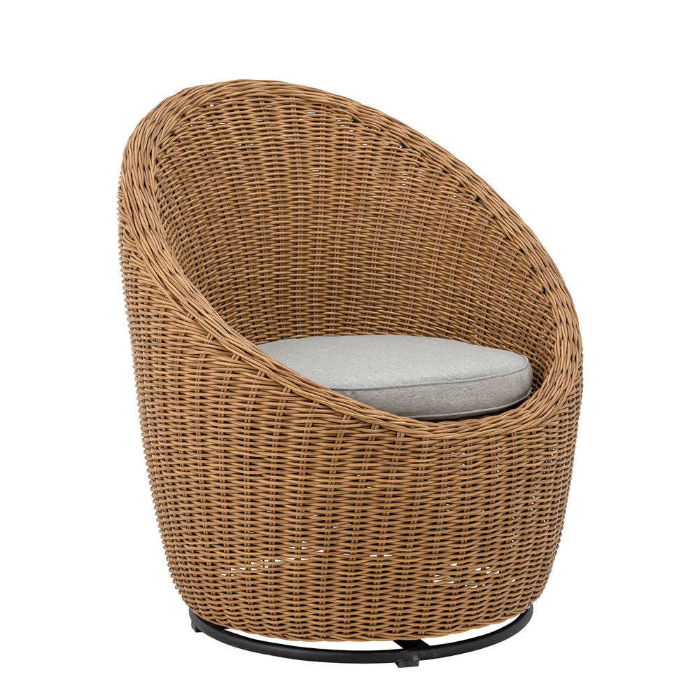 Blooming ville Roccas Lounge Stuhl, Braun, Poly rattan